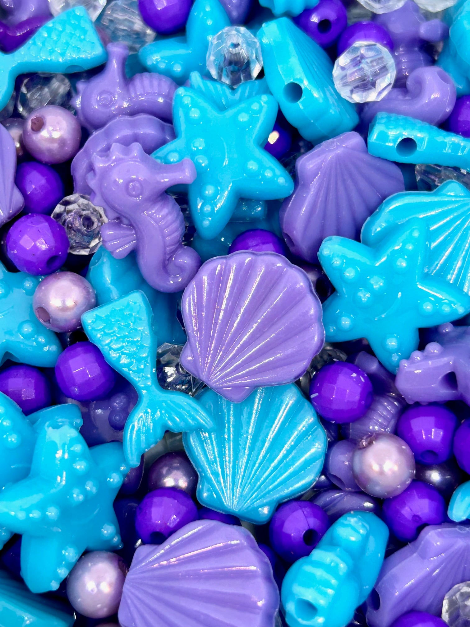 Dive into Fun with Our Mermaid Themed Bead Mix – Perfect for Parties and Park Jewelry!