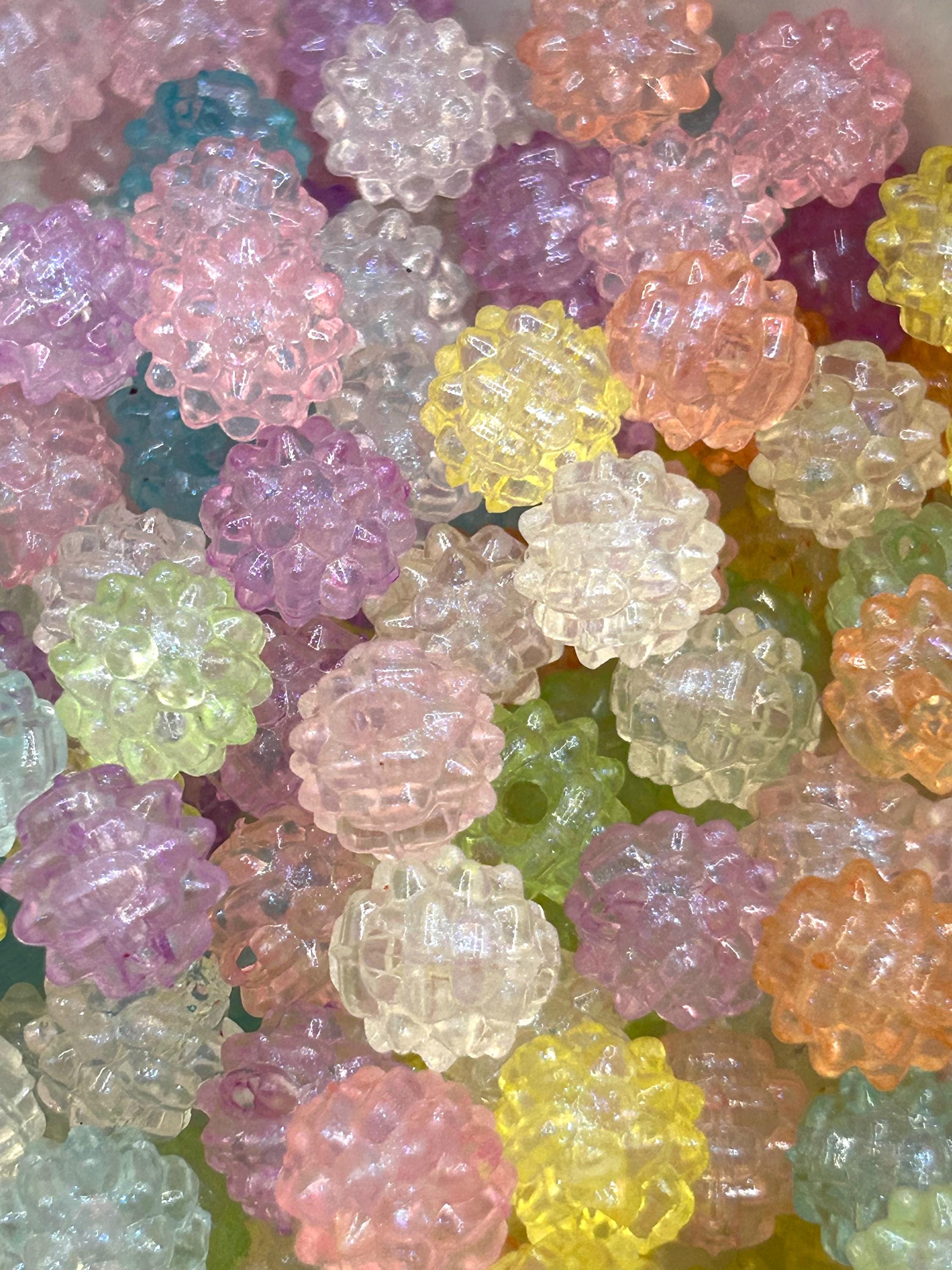 11mm Translucent Konpeito Beads from Japan, Jewelry Craft Supplies