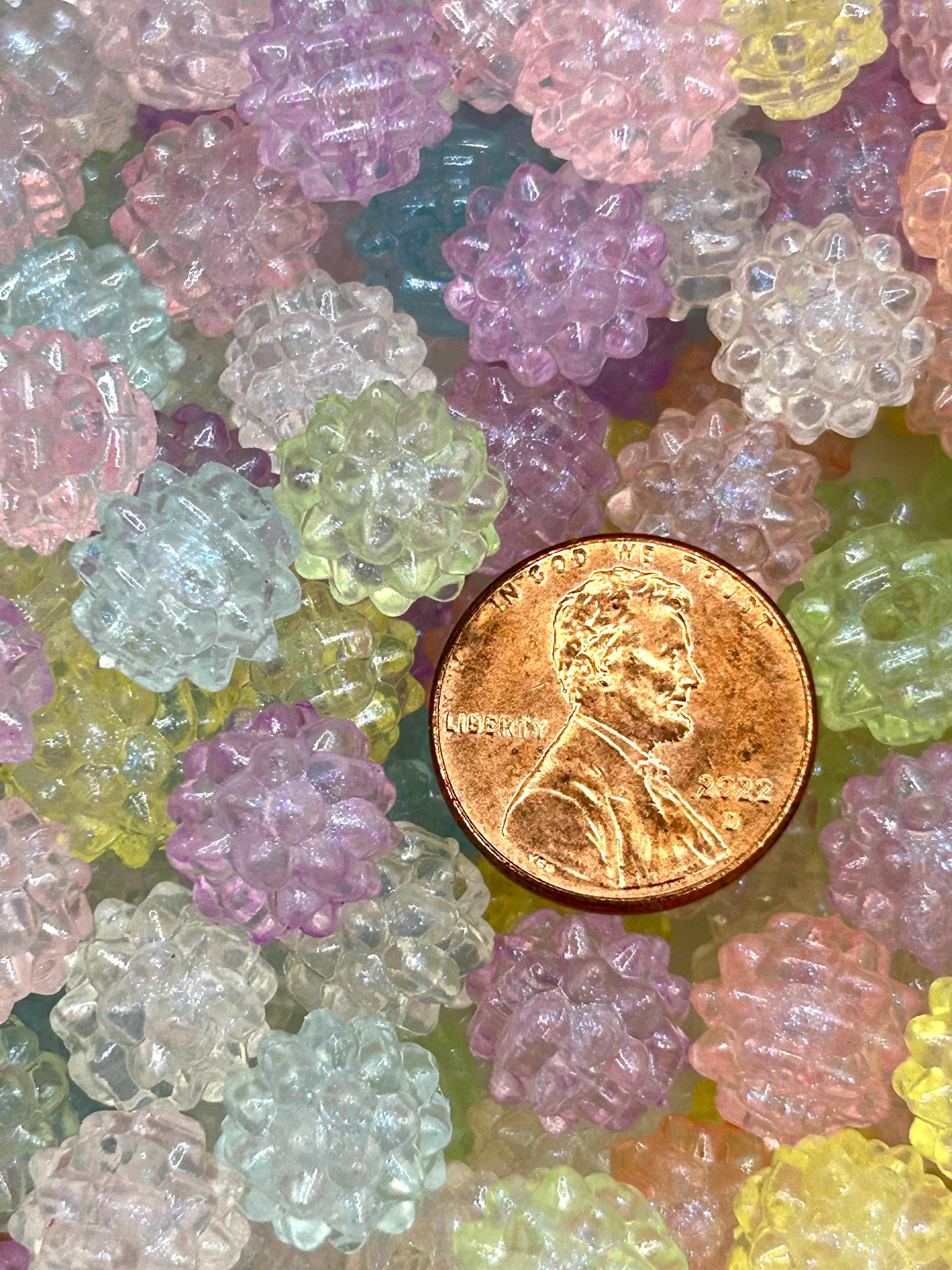 11mm Translucent Konpeito Beads from Japan, Jewelry Craft Supplies