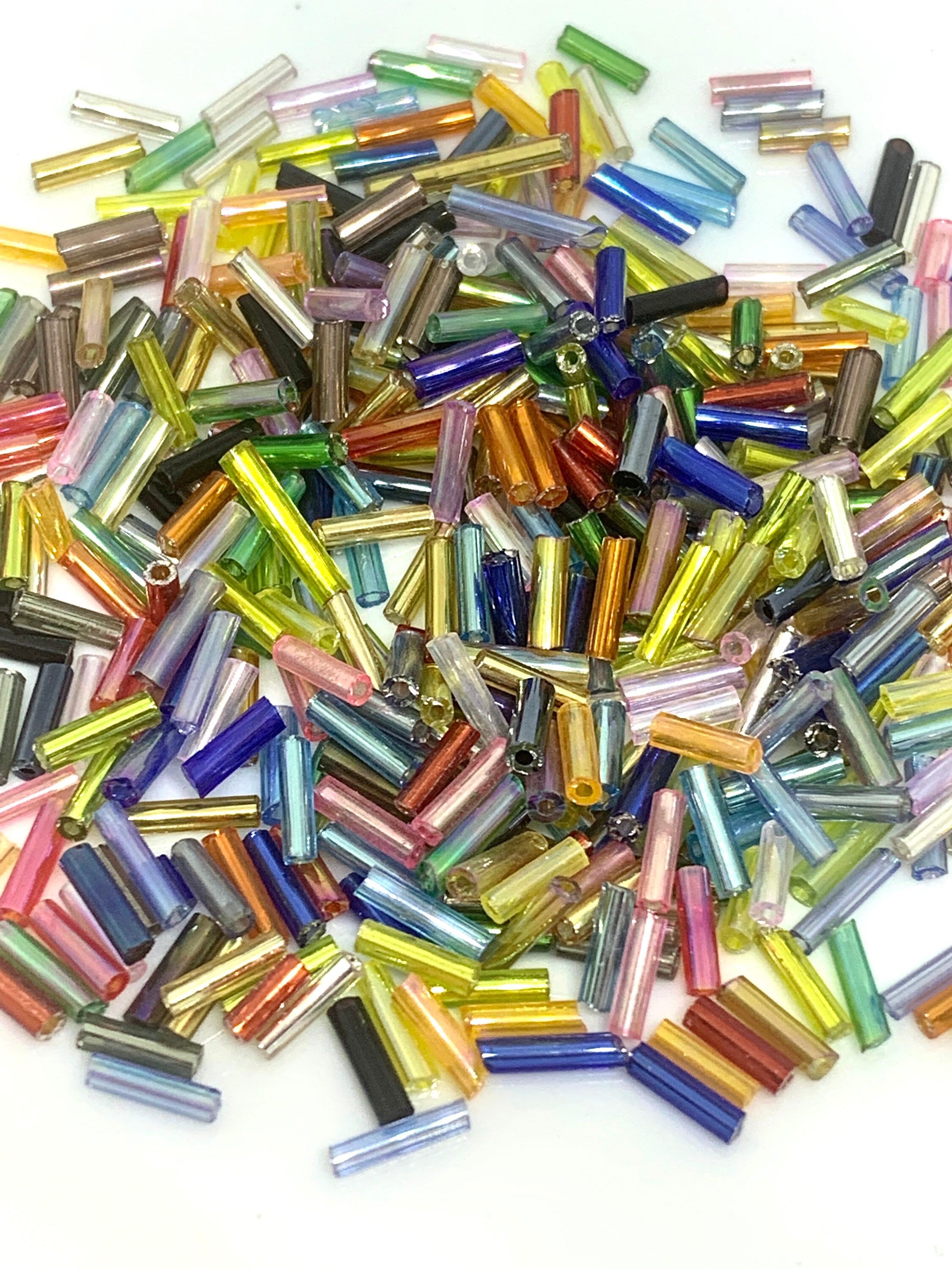 Rainbow Sprinkle Candy Spacer Beads, 400 pc set