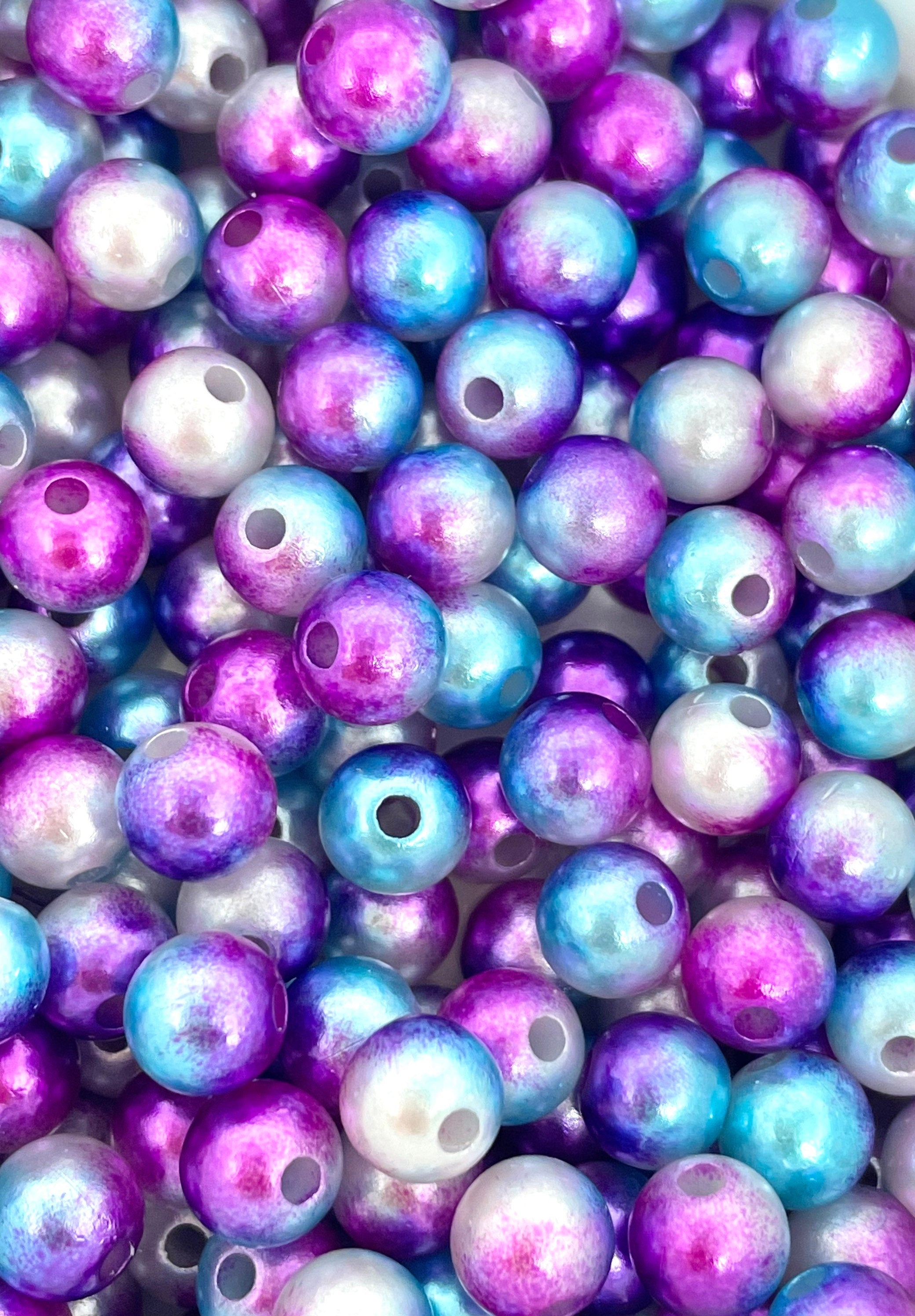 8mm Lightweight Mermaid Beads