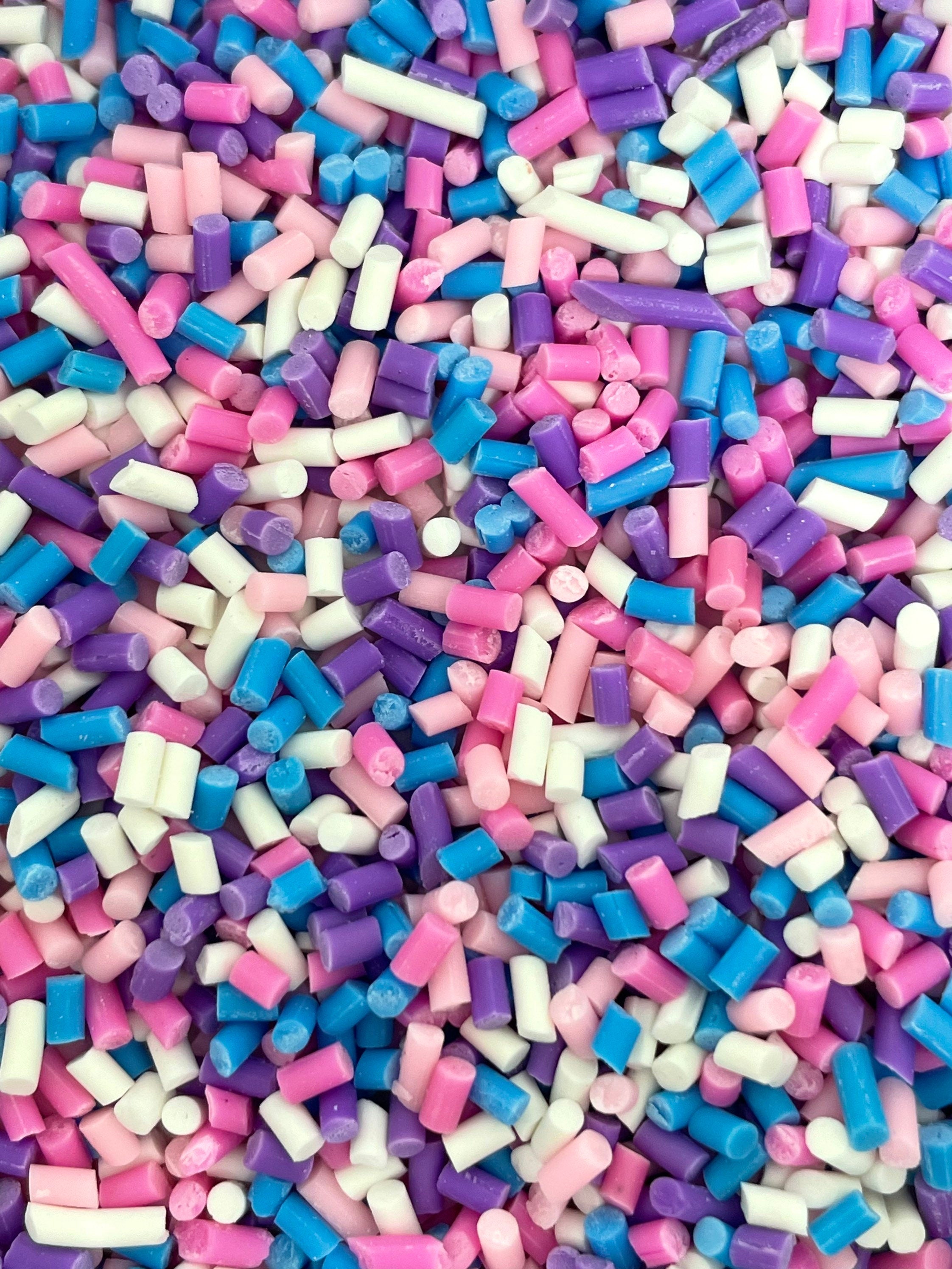 Fake Sprinkles Pastel Mix, Slime Add-Ins, Fake Cupcake Decorations, Polymer Clay Confetti Sprinkles, Kawaii Mix