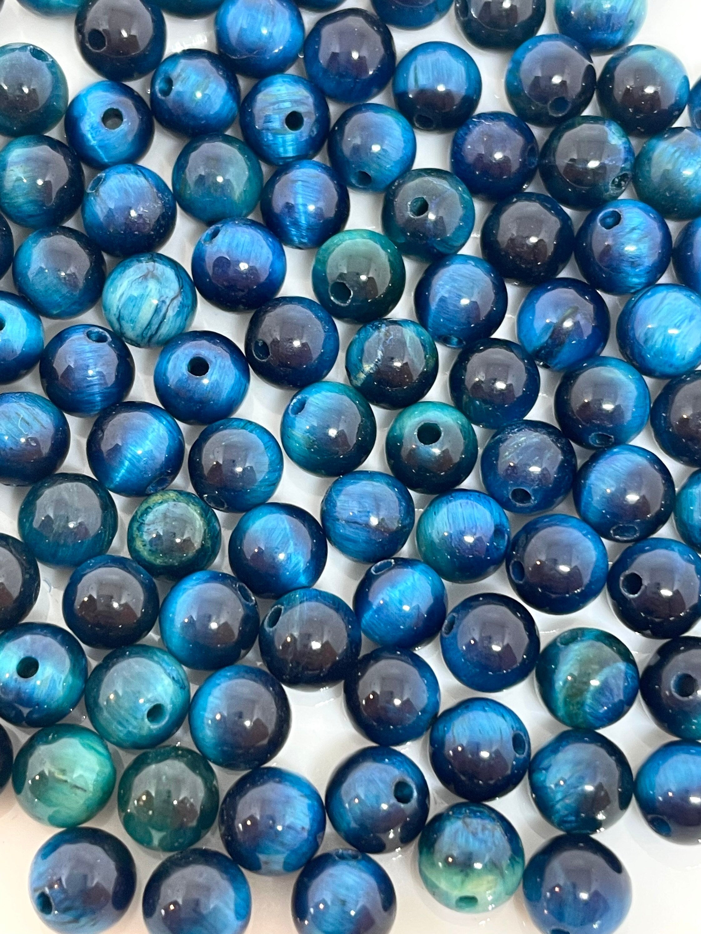 6mm Beautiful Blue Tiger Eye Beads