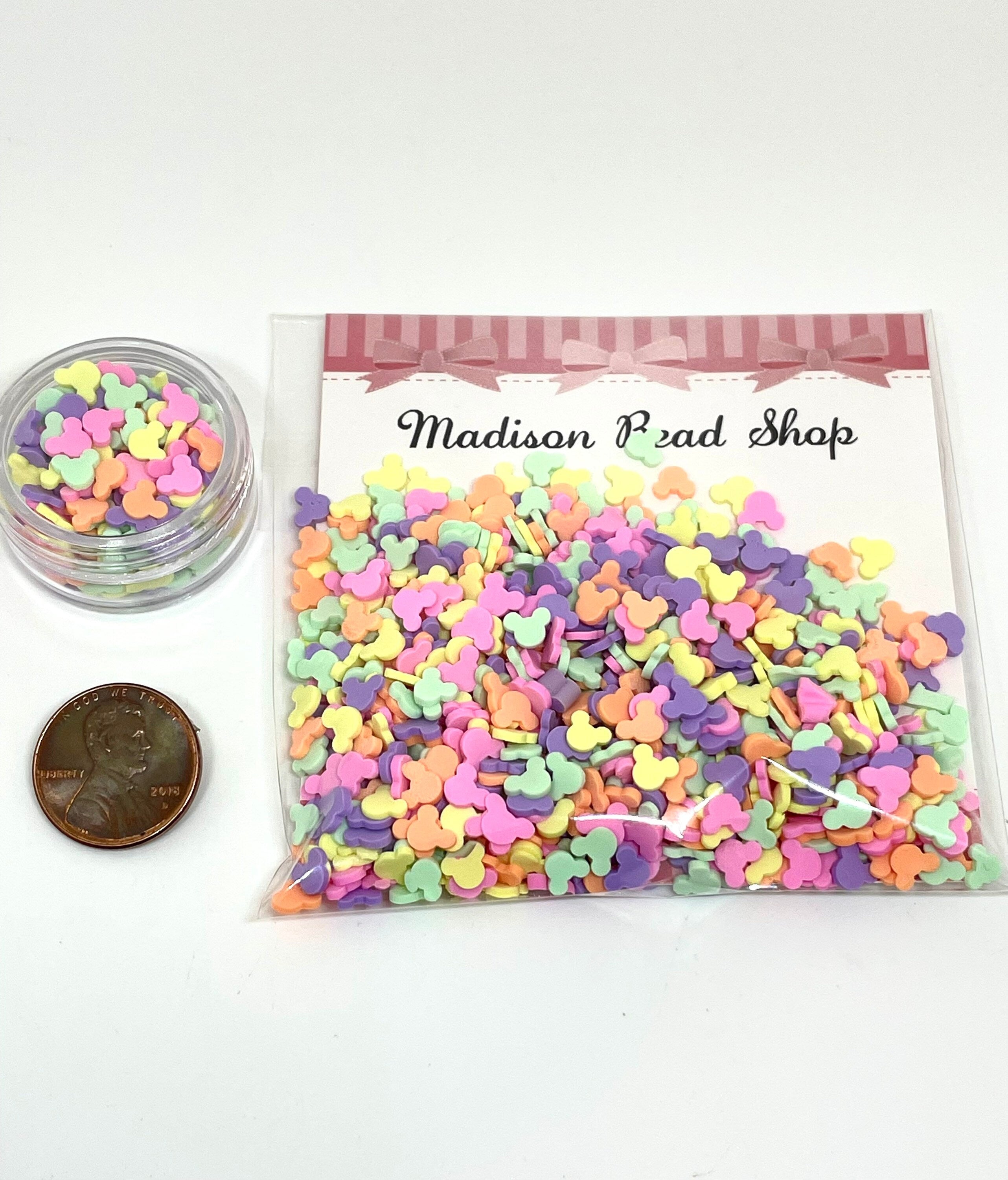 Rainbow Polymer Clay Sprinkles, Polymer Clay Confetti, Fake