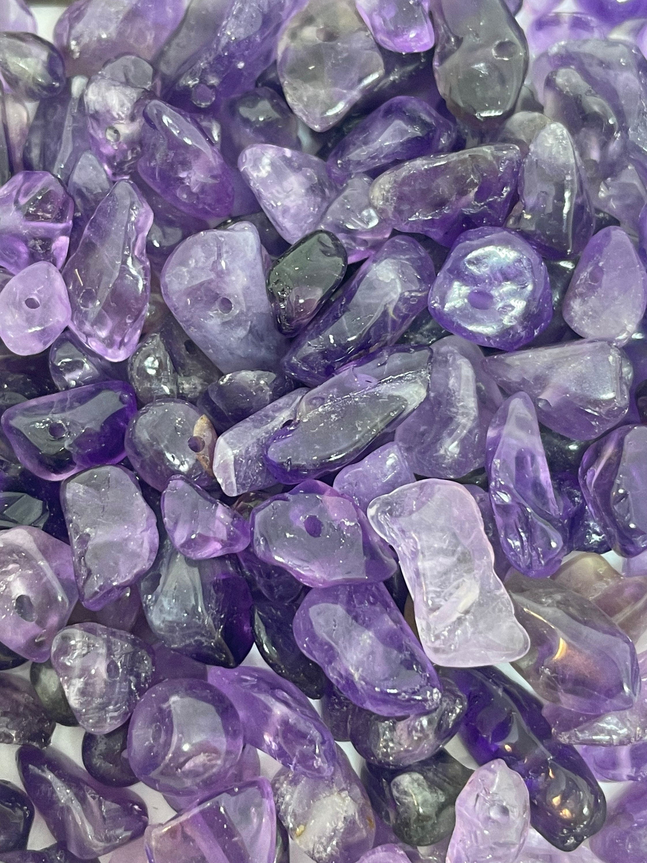 3mm-8mm Pretty Amethyst Stone Beads