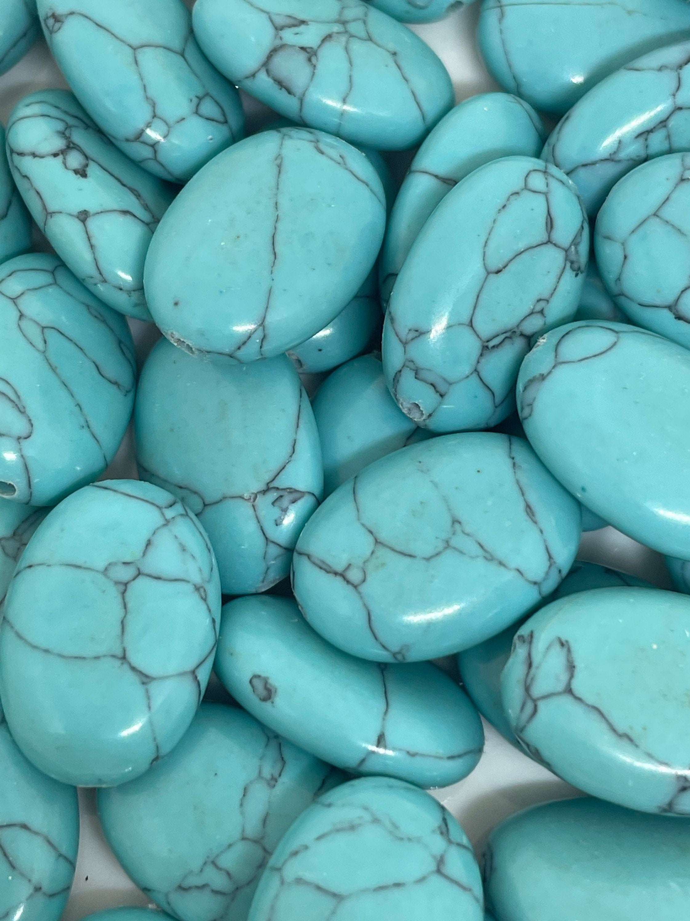 18mm Beautiful Lake Blue Turquoise Beads