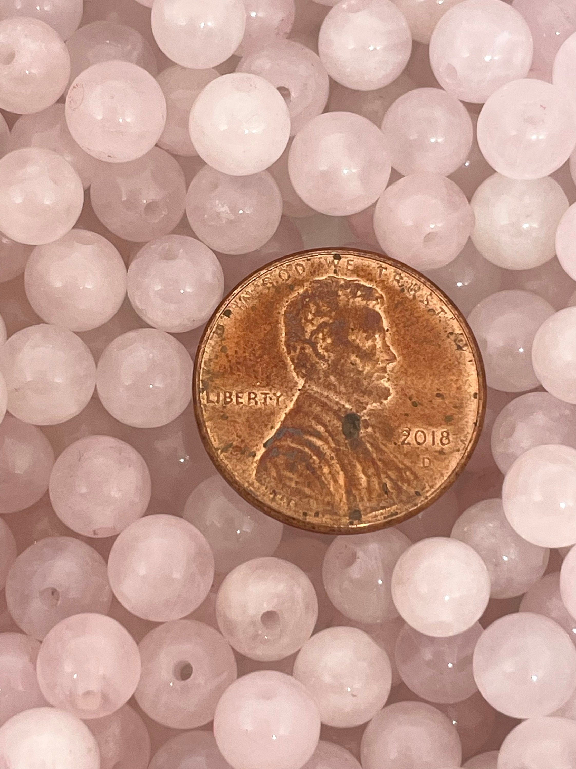 6mm Light Pink Rose Quartz