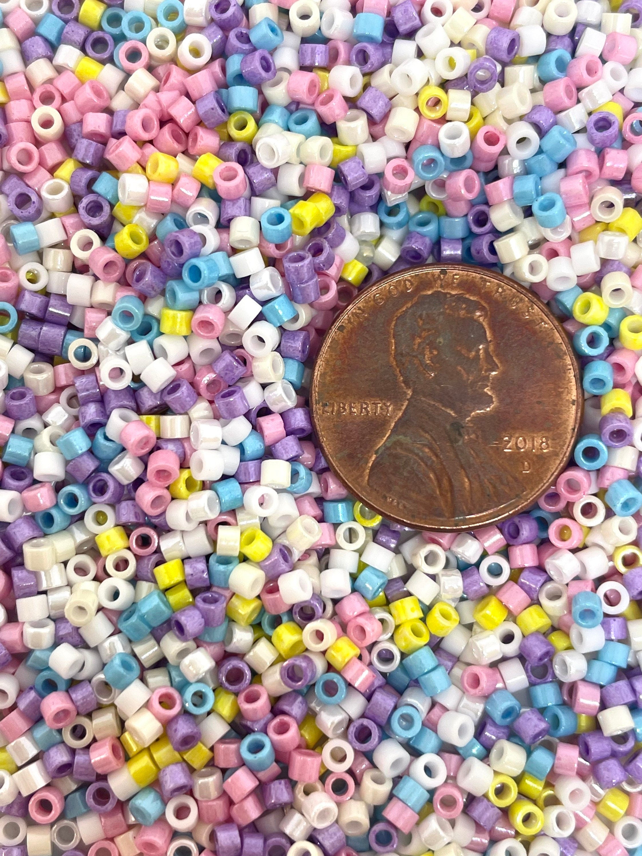 2mm Tiny Macaron Miyuki Seed Bead Mix