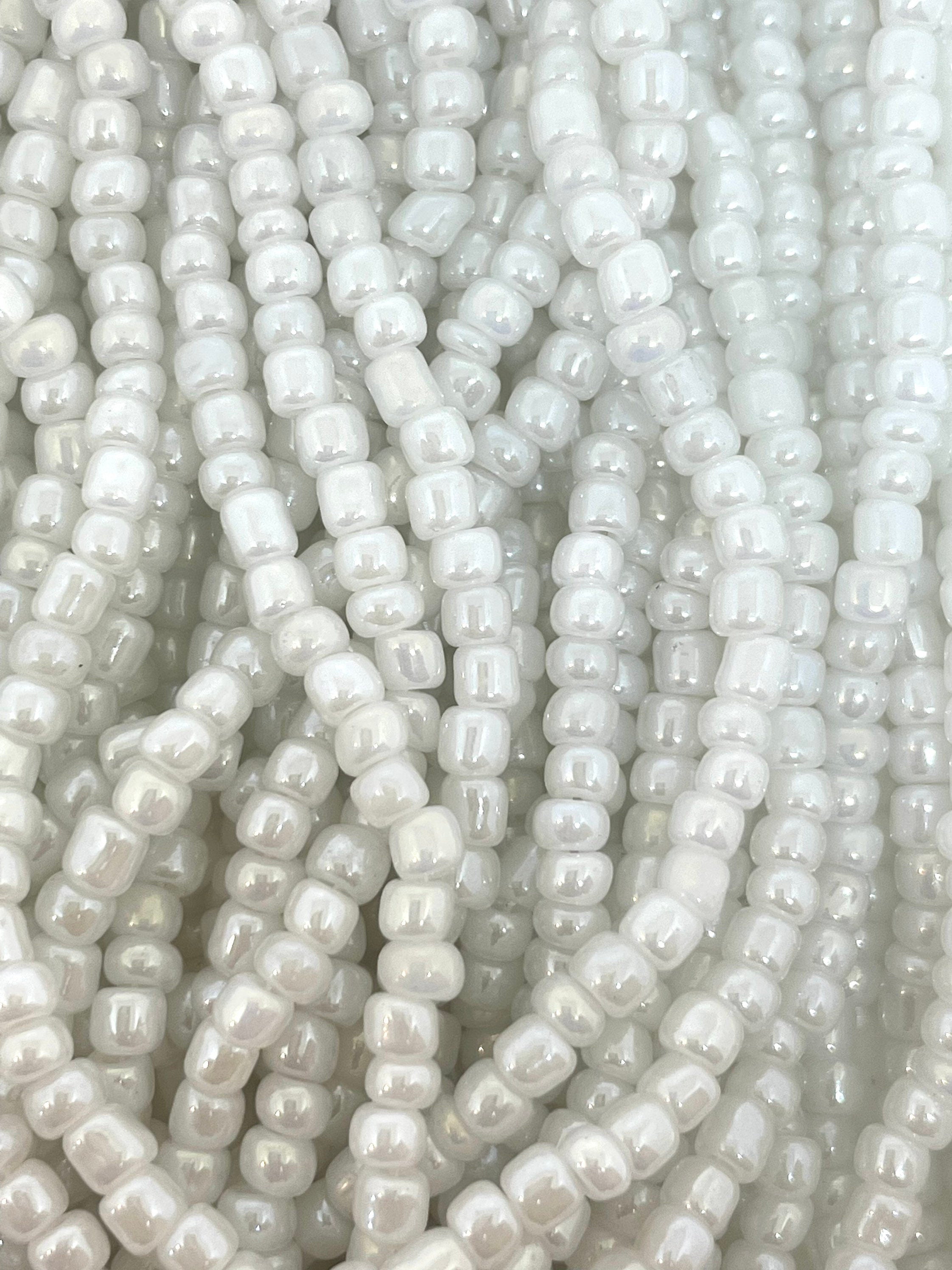 3mm Tiny Pearl Ivory White Seed Beads