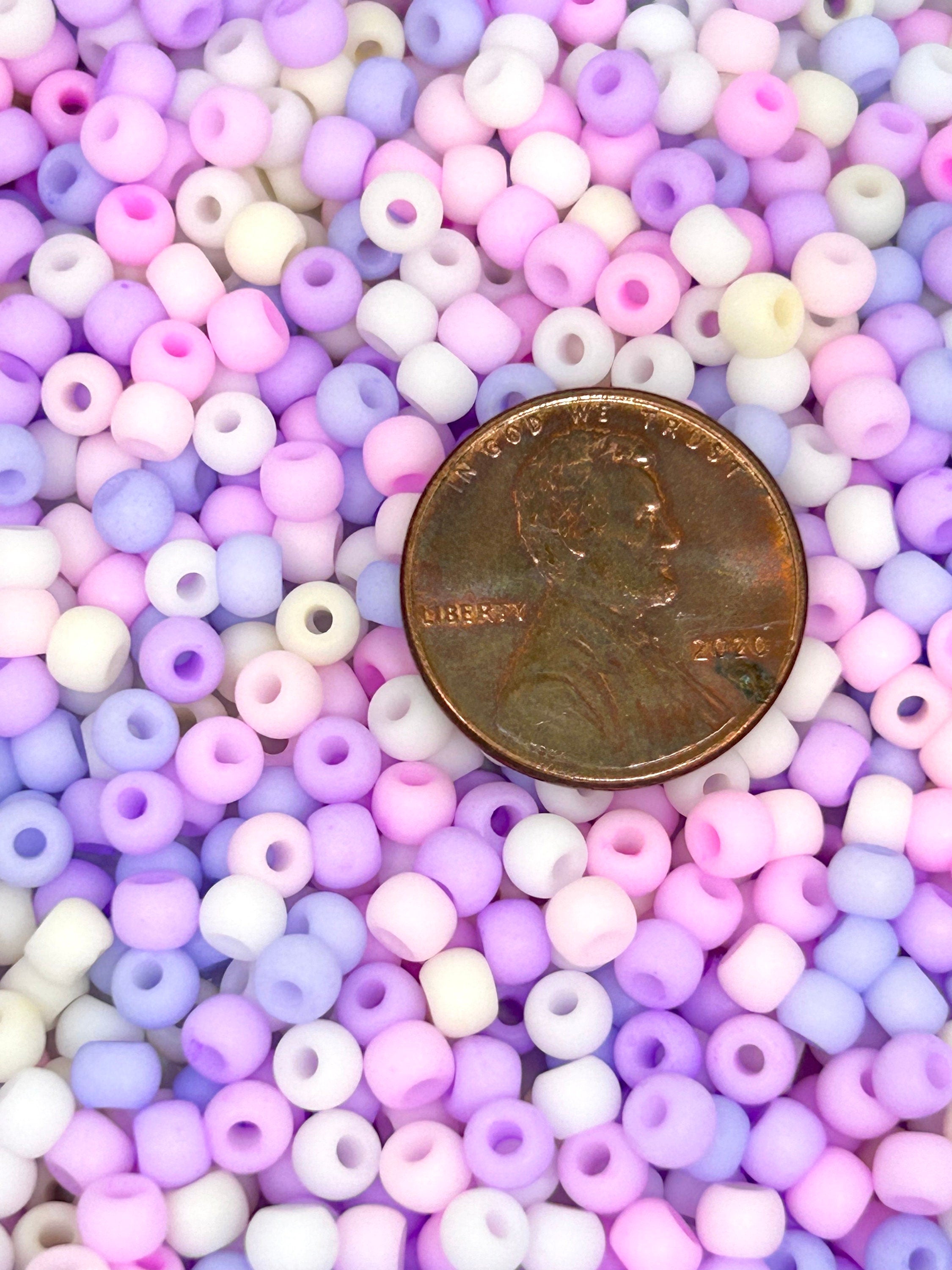 4mm Pastel Macaron Seed Beads: Kawaii Mix for Delicate Designs