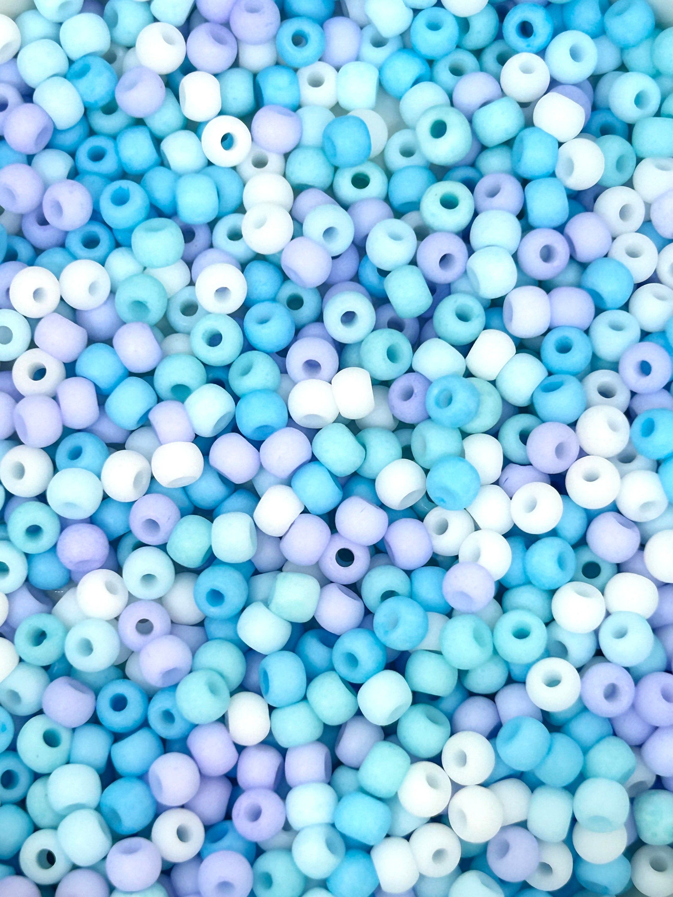 Frozen Winter Mix 4mm Seed Beads