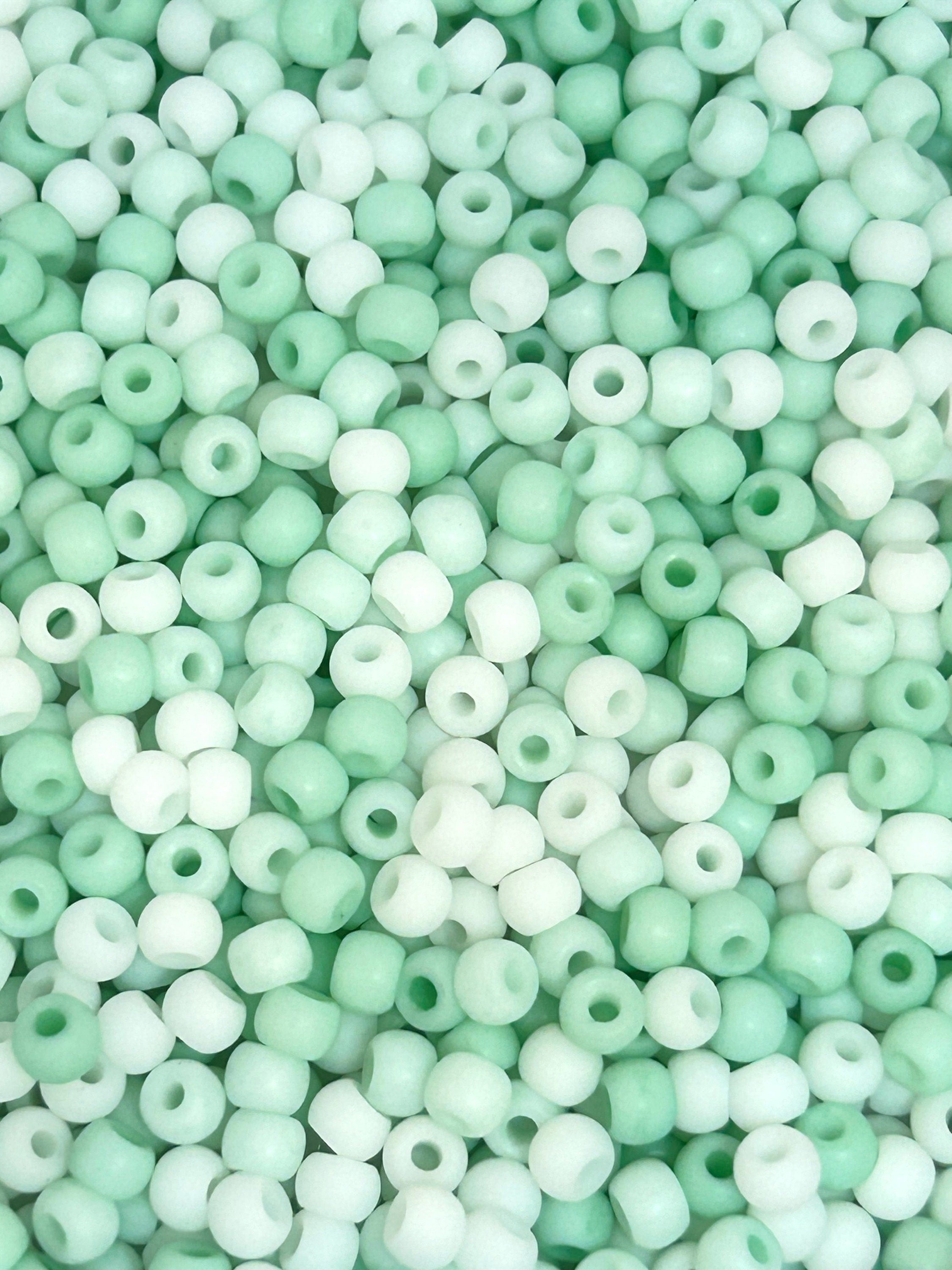 Mint Seed Bead Mix - 4mm Assortment