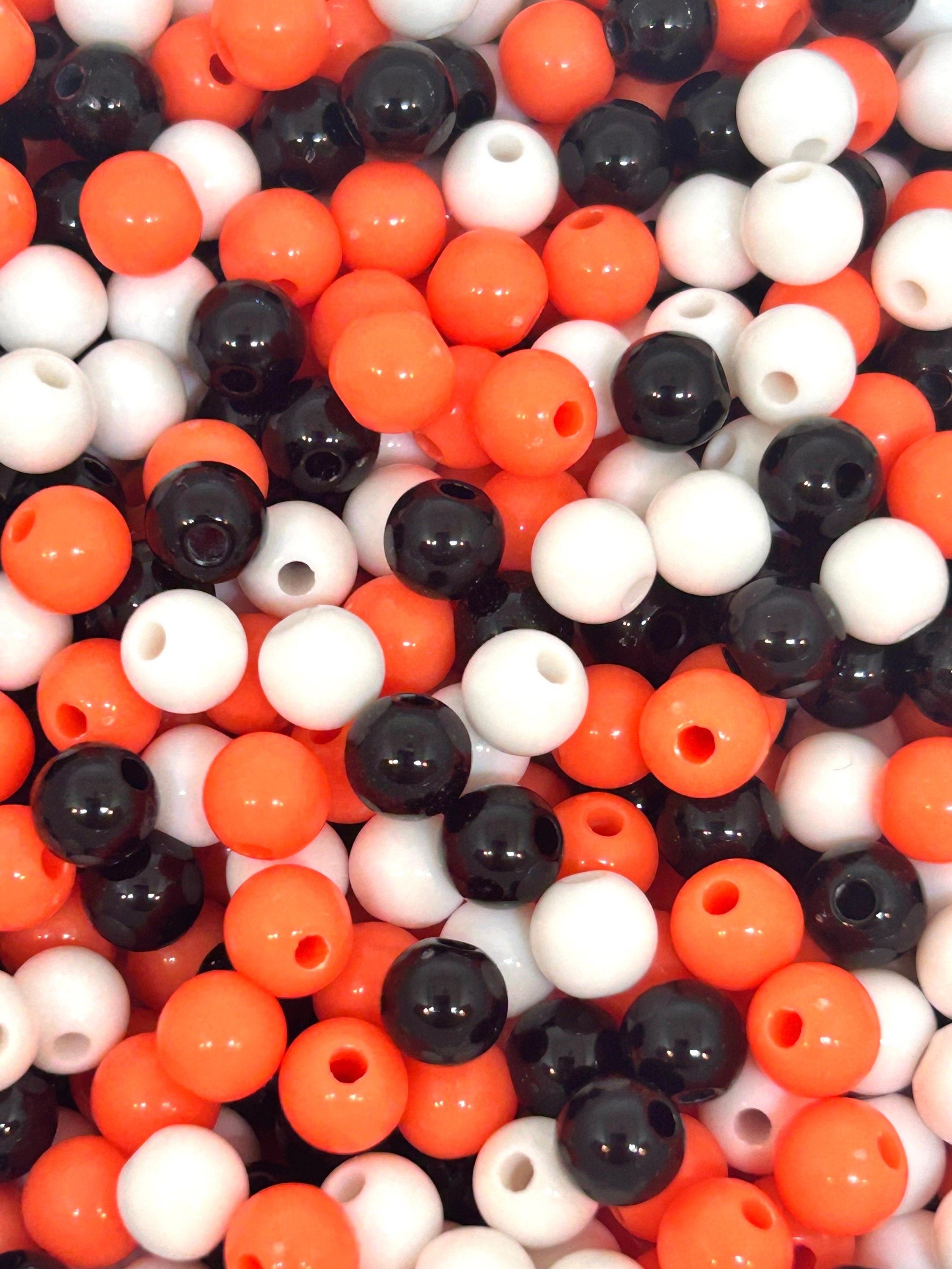 6mm Halloween Trick or Treat Bead Mix for Bracelets