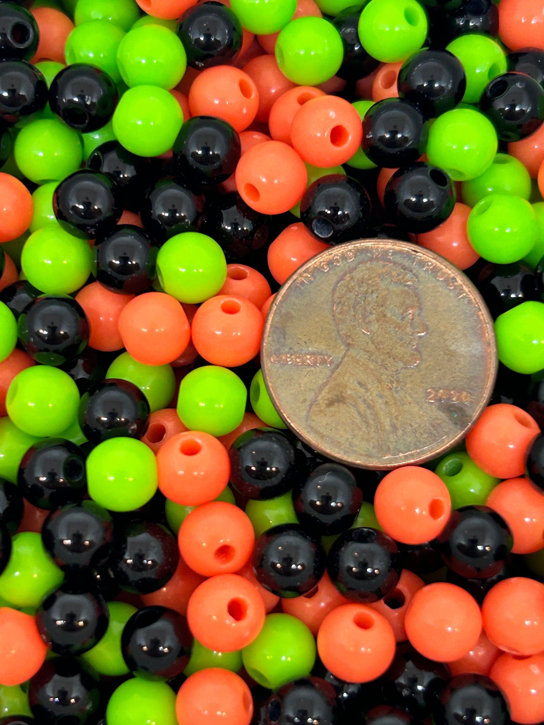 6mm Goblin's Delight Halloween Bead Mix