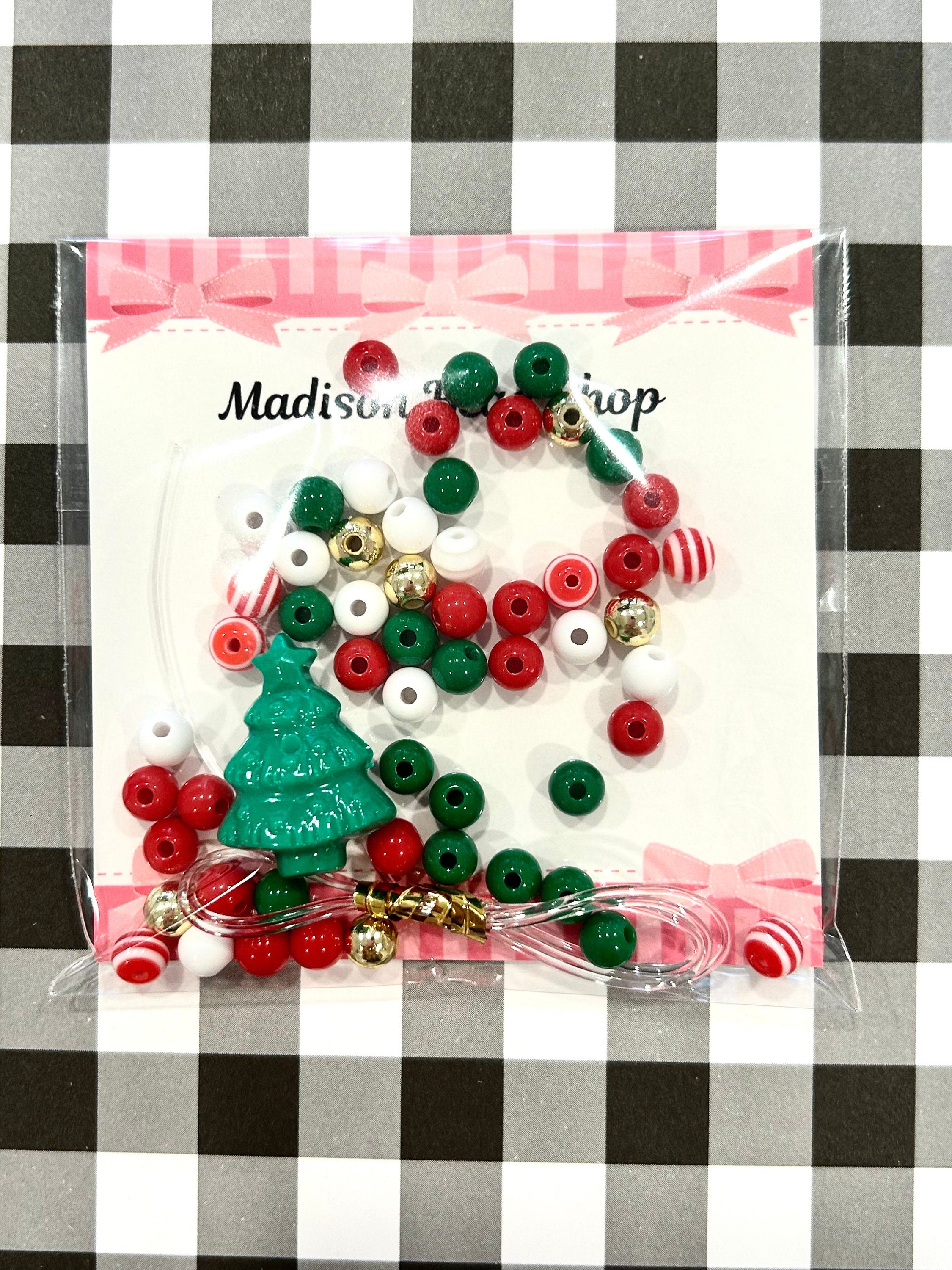 DIY Christmas Bracelet Kit - Snowman & Tree Bracelets